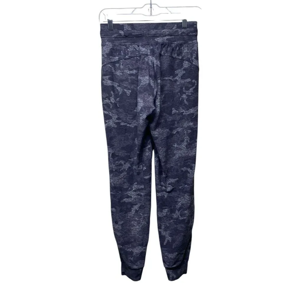 Lululemon Joggers Ready To Rulu Pant Camo Sz 4 Black Gray Athletic‎ Drawstring - Picture 2 of 5